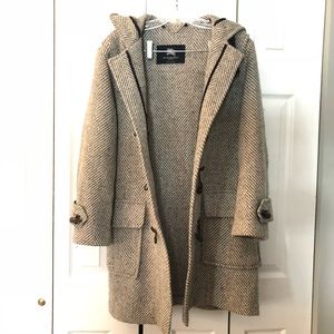 Burberry London Duffle Coat Size Medium Womans